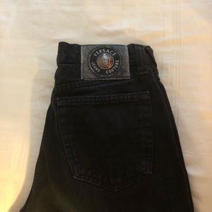 Black Vintage Versace Jeans